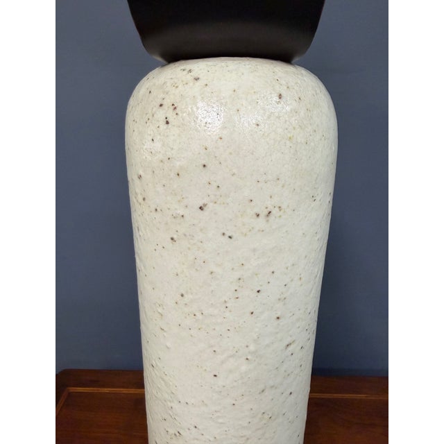 1960s Ceramic Lamp W/ Fused Glass Mosaic Panels, Attributed to Bitossi for Raymor For Sale - Image 15 of 17