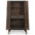 Large Tapered Dark Elm Cabinet For Sale - Image 4 of 11