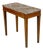 Walnut French 19th Century Console Table with Variegated Marble Top For Sale