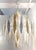 Modern Italian Silver Gold Frosted White Crystal Murano Glass Icicle Chandelier For Sale - Image 12 of 12