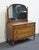 Berkey & Gay Berkey & Gay Solid Walnut French Provincial 50" Dresser W. Vanity Mirror For Sale - Image 4 of 11