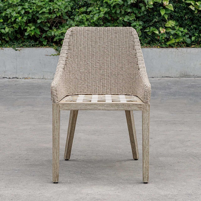 Paloma Outdoor Wicker Dining Chair For Sale - Image 6 of 10