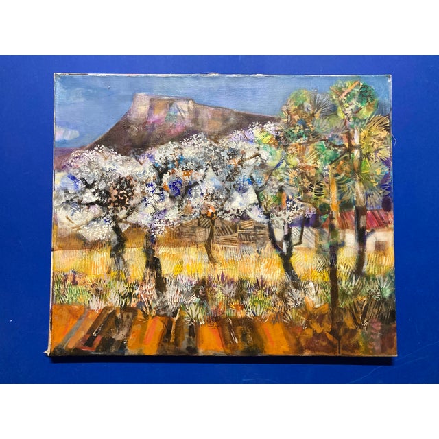 Thalmos, The Sainte-Victoire Mountain, 1980s, Oil on Canvas For Sale - Image 16 of 16