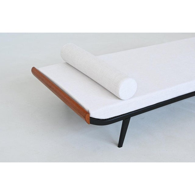 Dutch Cleopatra Daybed in White Fabric by Dick Cordemeijer for Auping, 1954 For Sale - Image 6 of 18