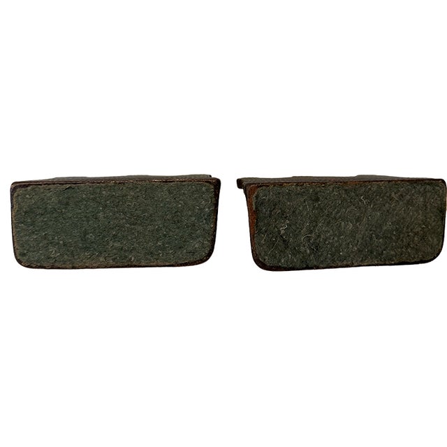 Antique Cast Iron Sleeping Dog Manor Gate Bookends (A Pair) For Sale - Image 9 of 16