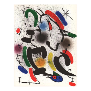 Joan Miro Original Lithograph V1-6 Mourlot 1970