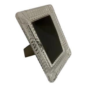 1990s Waterford Abcd Block Picture Frame