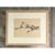 This captivating vintage anatomical study features a reclining skeleton rendered with remarkable precision on paper. The...