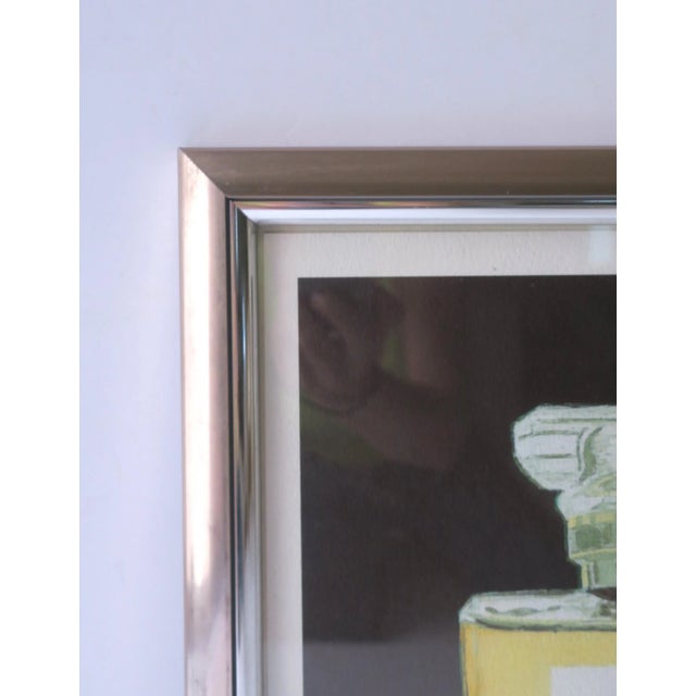 Chanel No. 5 Perfume Bottle Watercolor Painting Signed by Artist For Sale In New York - Image 6 of 8
