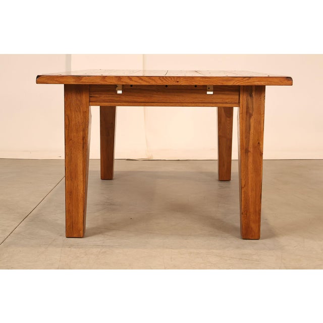 Broyhill Attic Heirlooms Farmhouse Extending Dining Table For Sale - Image 17 of 18