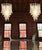 Beautiful Italian Murano Chandeliers, each composed by 52 splendid transparent glasses that give a very elegant look. The...
