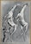 Contemporary Ernst Bräuer, Animal Trainer with Two Horses, 1963, Monotype and Lithograph For Sale - Image 3 of 12