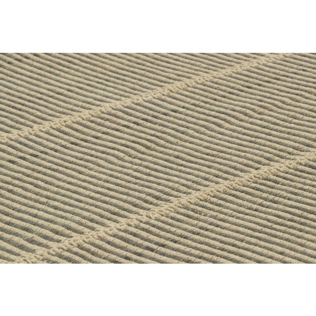 Handwoven in wool, a 8x10 Kilim design from an inventive new contemporary flat weave collection by Rug & Kilim. On the...