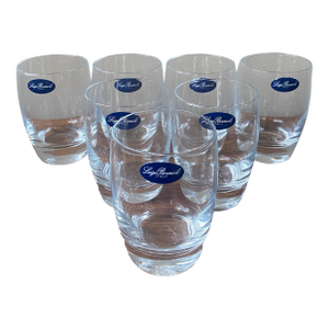 Luigi Bormioli Michelangelo Italy Sparkx Double Old Fashioned Glasses- Set of 7