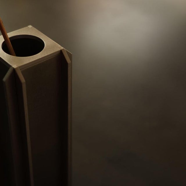 Not Yet Made - Made To Order Specimen Vessel Aluminium Vase by Bureau of Entropy For Sale - Image 5 of 6