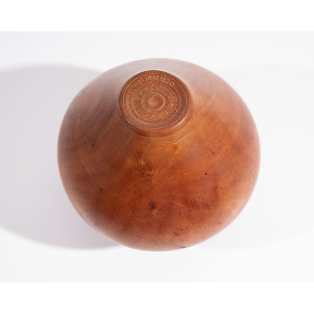 Contemporary Charles Di Mauro 1996 Brazilian Pepper Tree Turned Wood Vase For Sale - Image 3 of 7