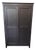 Vintage Black Wooden Cabinet For Sale