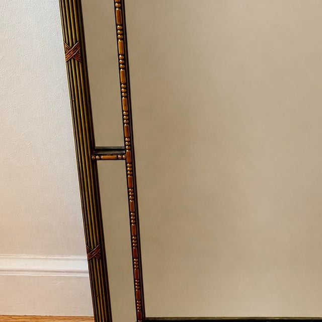 Early 20th Century 1920s Elgin A. Simonds French Revival Trumeau Style Gilt Margin Mirror For Sale - Image 5 of 12