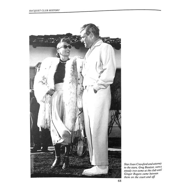 White "The History of the Racquet Club of Palm Springs" 1984 Rippingale, Sally Presley For Sale - Image 8 of 10