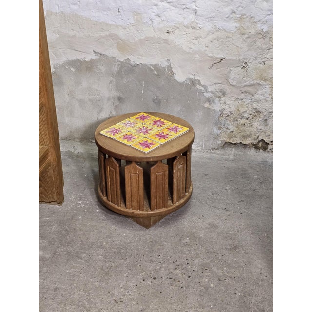 Guillerme and Chambron Coffee Table for "Votre Maison". 1960/1970. Small storage compartment inside the table; the top is...