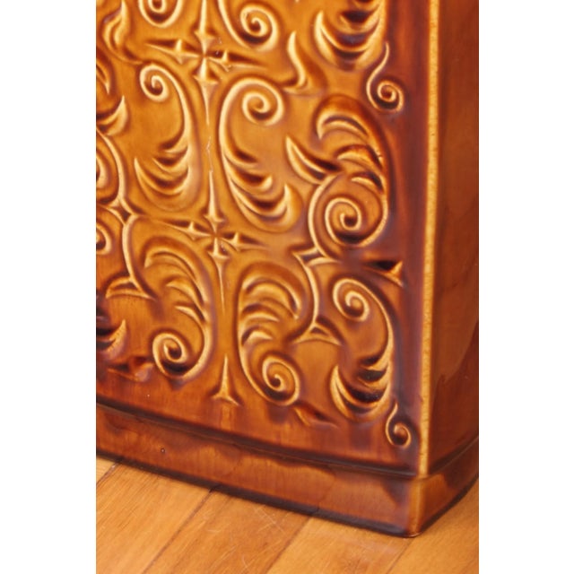 1970s Czech Ceramic Floor Vase from Ditmar Urbach, 1970s For Sale - Image 5 of 9