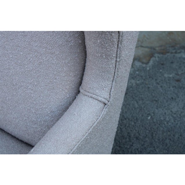 Italian High-Back Armchair, Italy, 1950s For Sale - Image 11 of 16