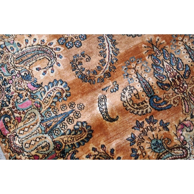 1920s, Handmade Antique Persian Kerman Rug 4.1' X 6.10' For Sale - Image 4 of 8