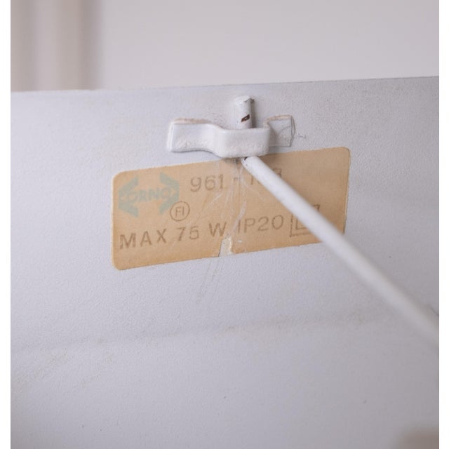 Metal Square Metal Pendant Lamp by Shogo Suzuki for Orno, Finland, 1960s For Sale - Image 7 of 12