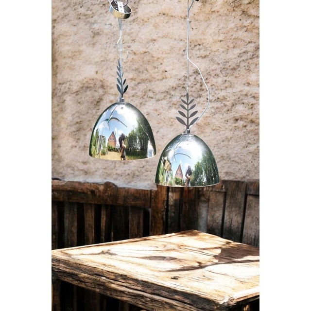 Metal Suspensions by Michele De Lucchi & Alberto Nason, Set of 2 For Sale - Image 7 of 12