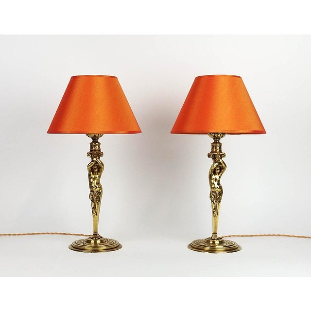 Napoleon III Lamps in Bronze, Set of 2 For Sale - Image 12 of 12