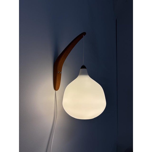 Mid-Century Modern Wall Lights by Uno & Östen Kristiansson for Luxus, 1950s, Set of 2 For Sale - Image 3 of 7