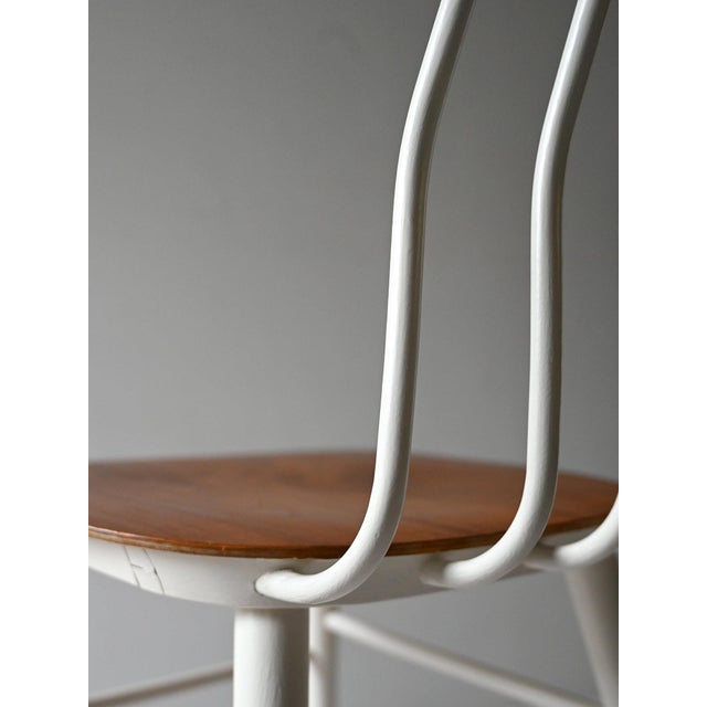 Brown Nordic Wooden Chairs, 1960s, Set of 2 For Sale - Image 8 of 10