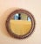 1960s Rattan and Bamboo Round Mirror attributed to Franco Albini, 1960s For Sale - Image 5 of 5