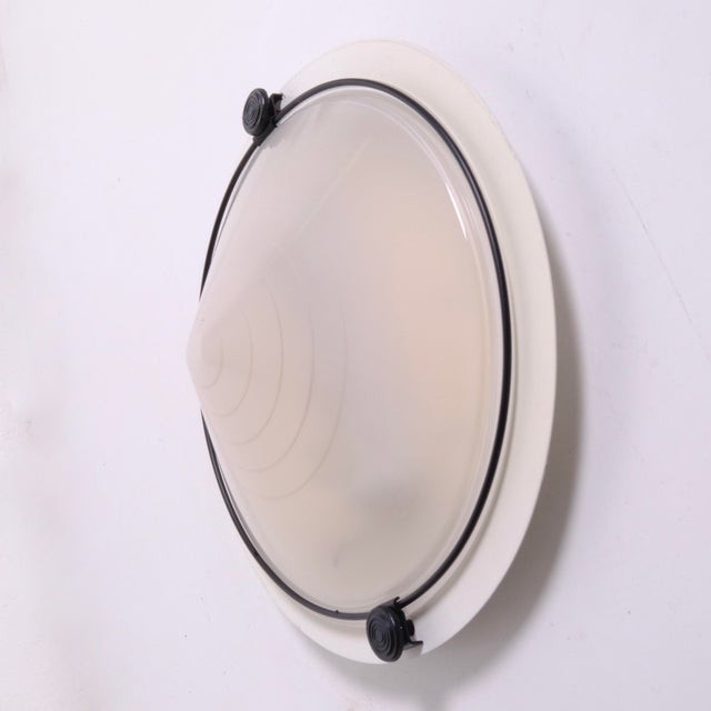 Glass and Metal Wall Lamps, 1980s, Set of 2 For Sale - Image 14 of 18