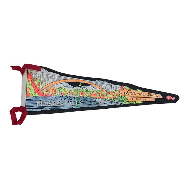 Niagara Falls Felt Flag Pennant For Sale