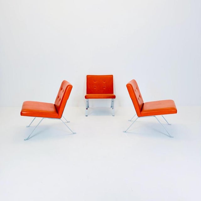 Mid-Century Modern Lounge Chair in Leather by Hans Eichenberger for Girsberger, 1960s For Sale - Image 16 of 18