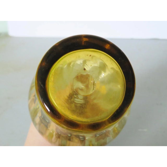 Mid 20th Century Mid 20th Century Blenko Modern Yellow Art Glass Vase For Sale - Image 5 of 8