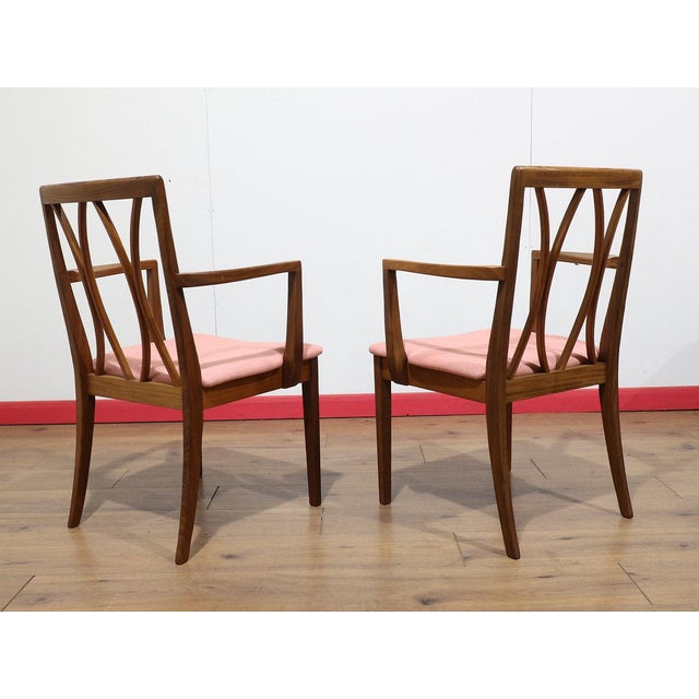 Mid 20th Century Mid Century Modern Vintage Teak British Dining Chairs by G Plan X 8 For Sale - Image 5 of 15