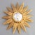A beautifully carved French giltwood sunburst mirror with the original convex glass, circa 1950. The lovely gilt patina...