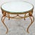 Vintage Italian Mid-Century Modern Gilt Metal & Mirror Top Round Coffee Table For Sale - Image 11 of 11