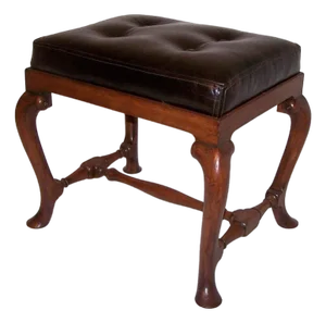 Early 20th Century Queen Ann Style Bench Footstool