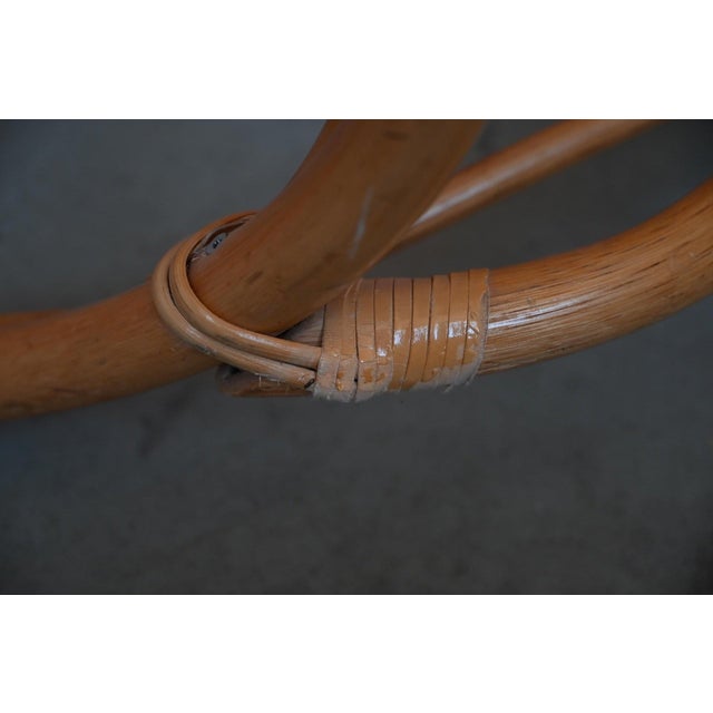 Vintage Rattan Rocking Chair, 1960s For Sale - Image 11 of 13