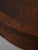 Round Burl Walnut & Mahogany 1 Drawer Pedestal Table For Sale - Image 9 of 17