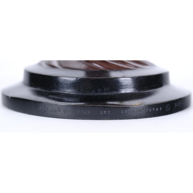 1984 Erté (Erte) "Flames of Love" Lovely Limited Edition 68/350 Bronze Sculpture For Sale - Image 14 of 15