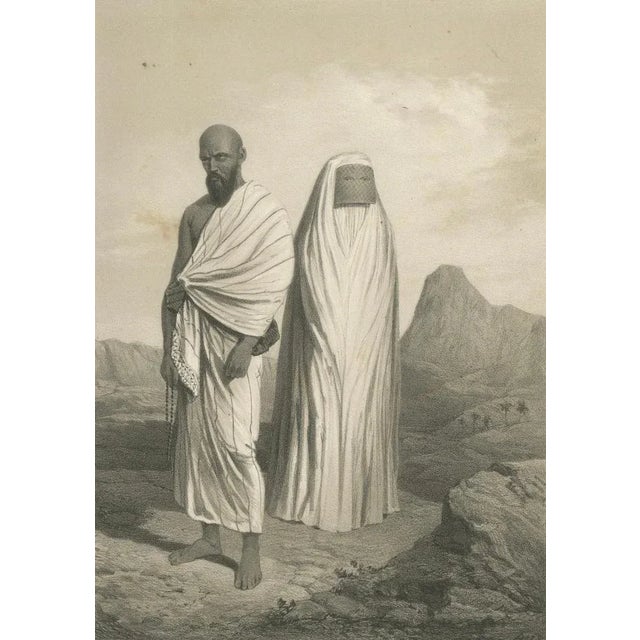 Mid 19th Century Dozy, Islamic Pilgrim Attire of Mecca, 1863, Lithograph For Sale - Image 5 of 10