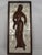 Mid-Century Modern Pair Mid-Century Modern Hand-Carved Wood Figural Relief Wall Panels on Shimmering Capiz Shell Grounds For Sale - Image 3 of 18
