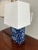 2020s Ralph Lauren Blue & White Chinoiserie Porcelain Table Lamps, Pair – Peony Motif, Wood Bases & Classic Designer Elegance For Sale - Image 5 of 13