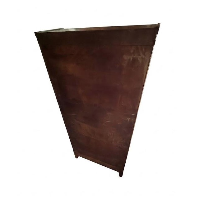 Antique Globe-Wernicke Quarter-Sawn White (Tiger) Oak Barrister Bookcase With Rare Drawer Base, Grade 298 ½ For Sale In Los Angeles - Image 6 of 10