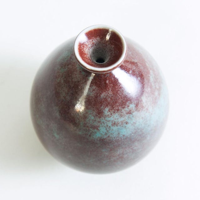 Miniature Purple Vase by Berndt Friberg for Gustavsberg, 1960s For Sale - Image 3 of 8