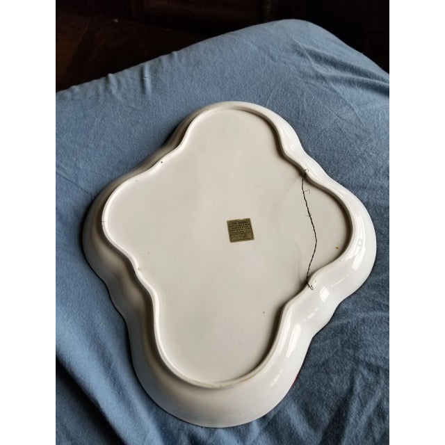 Antique Porcelain Serving Tray For Sale In San Antonio - Image 6 of 10